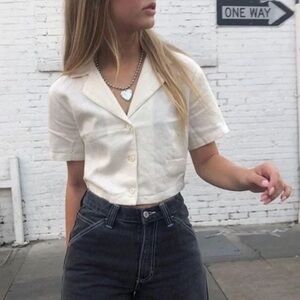 Brandy Melville collared shirt